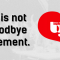 A plain background with a red heart and the British Youth Council on it. "This is not a goodbye statement."