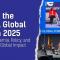 Visual banner for “ESN at the CIVICA Global Forum 2025.” On the left, the text reads: “Uniting Academia, Policy, and Students for Global Impact” against a blue background. On the right, the image shows a panel discussions at the event.